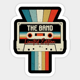 Graphic The Band Proud Name Cassette Tape Vintage Birthday Gifts Sticker